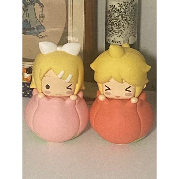 Rare Vintage 2014 Ichiban Kuji C Prize – Tulip Coin Jars (Rin & Len Ver.)
